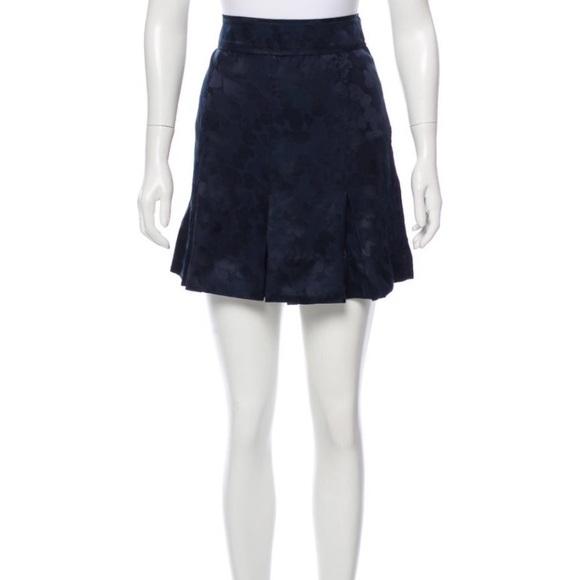 Marc by Marc Jacobs Silk Blend Heart Print Mini Skirt Medium - Picture 1 of 4